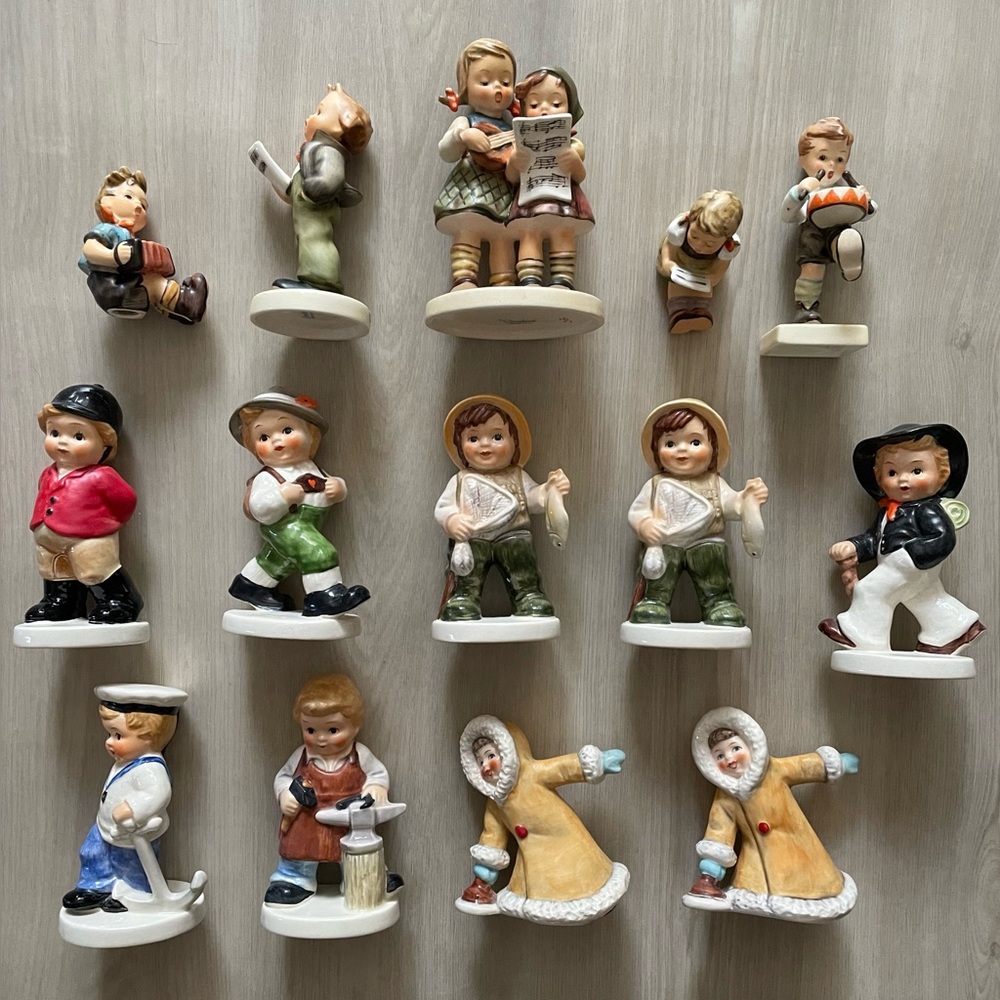 Lot of 14 Vintage Goebel Hummel Figurines West Germany